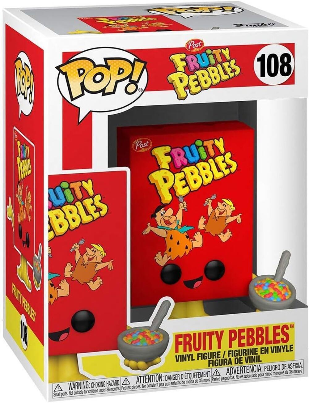 Funko Pop Post Fruity Pebbles Figure, Cereal Fruity Pebbles #108